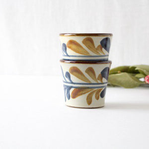 Toshin Kiln Soba Choko Deigo Arabesque Small | Free Cup Tsuboya Ware Yachimun-Detail10