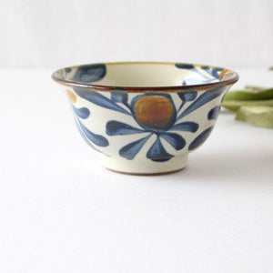 Toshin Kiln Rice Bowl Arabesque  | Tsuboya Ware  Yachimun-TOP