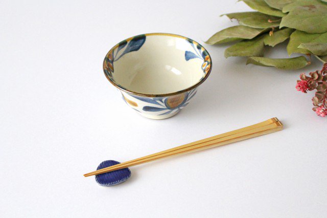 Toshin Kiln Rice Bowl Arabesque  | Tsuboya Ware  Yachimun-Detail5