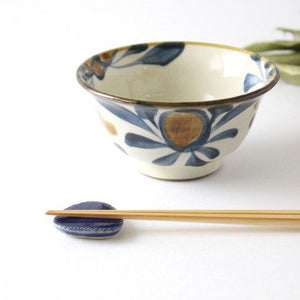 Toshin Kiln Rice Bowl Arabesque  | Tsuboya Ware  Yachimun-Detail7