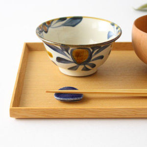 Toshin Kiln Rice Bowl Arabesque  | Tsuboya Ware  Yachimun-Detail9