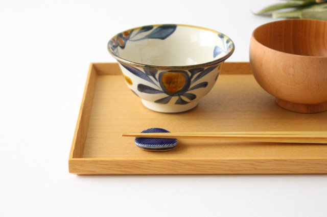 Toshin Kiln Rice Bowl Arabesque  | Tsuboya Ware  Yachimun-Detail9