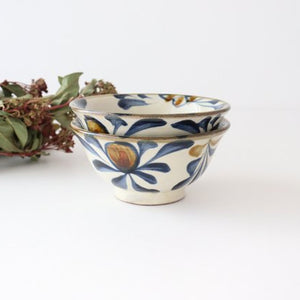 Toshin Kiln Rice Bowl Arabesque  | Tsuboya Ware  Yachimun-Detail10