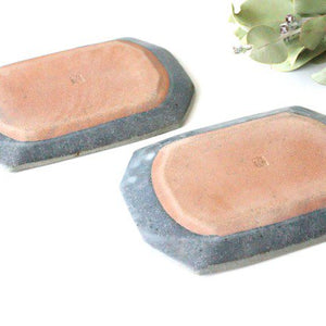 Furutani Seitosho Octagonal Rectangle Plate Small Gray | Sushi Plate-Detail6