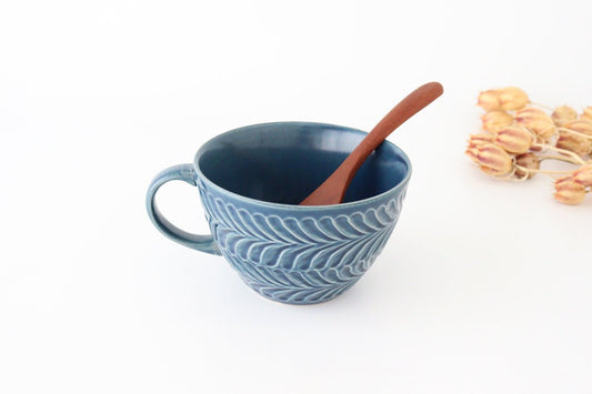 Soup Cup Rosemary Denim | Hasami Ware-TOP