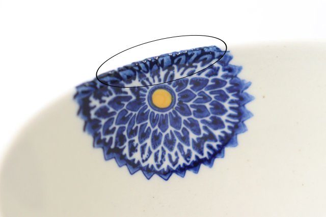 Separete Bowl Blue Dahlia | Serving Bowl Hasami Ware