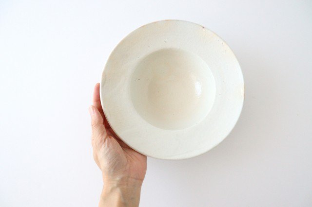Furutani Seitosho Iron Glaze Rim Bowl L | Serving Bowl-Detail8