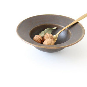 Furutani Seitosho Rust Glaze Round Bowl Large | Serving Bowl-TOP