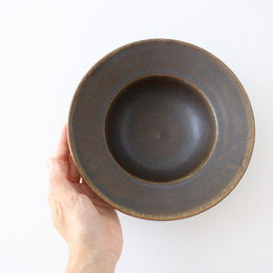 Furutani Seitosho Rust Glaze Round Bowl Large | Serving Bowl-Detail2