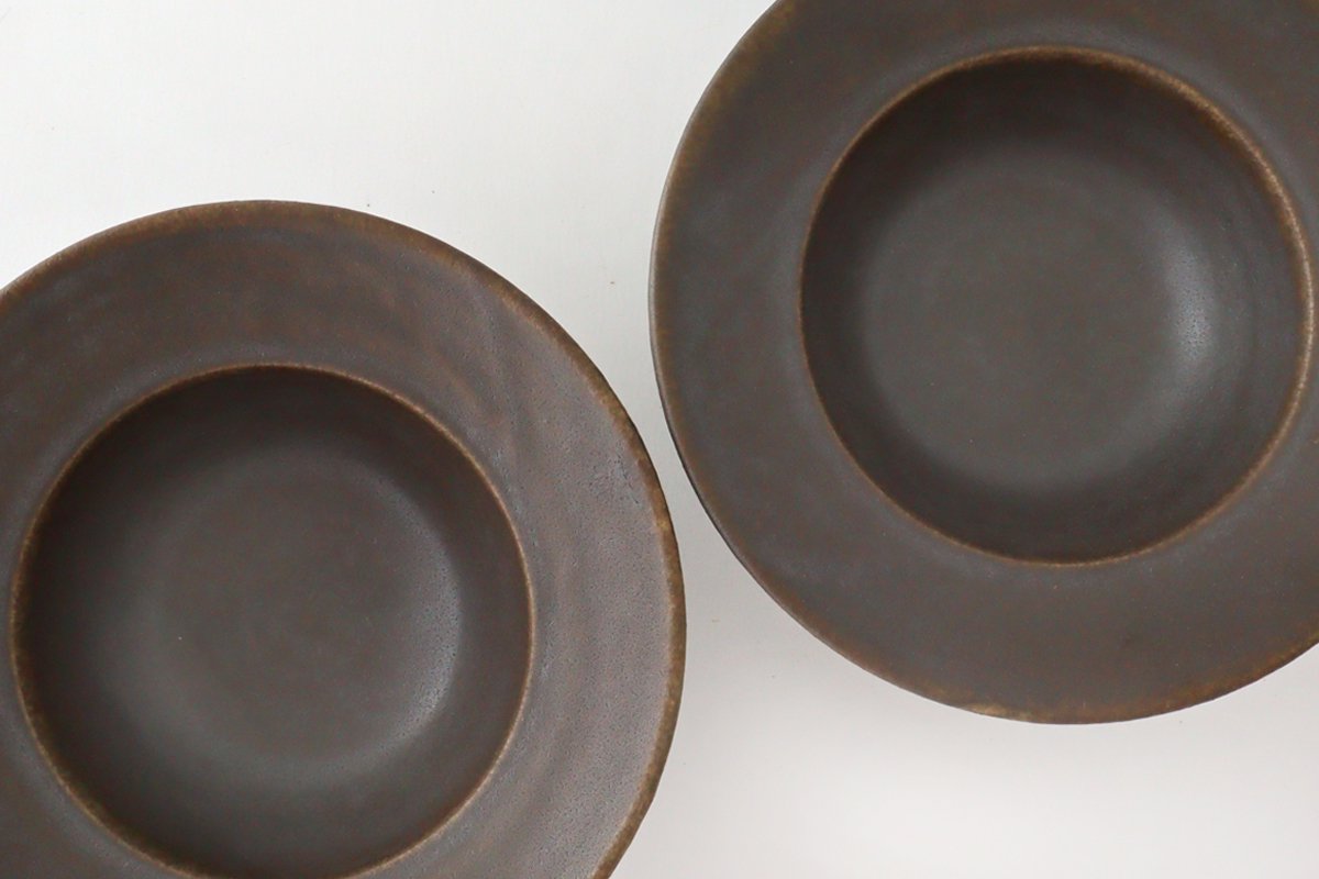 Furutani Seitosho Rust Glaze Round Bowl Large | Serving Bowl-Detail8