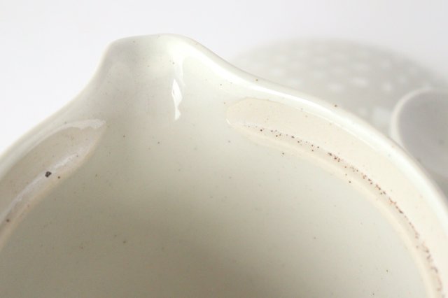 ORIME Japanese Teapot Pique White Large | Kyusu Hasami Ware