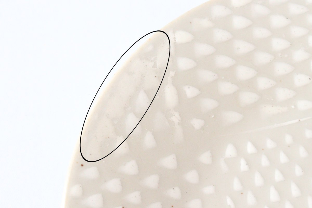 ORIME Small Round Plate Pique White 12cm/4.7in | Hasami Ware
