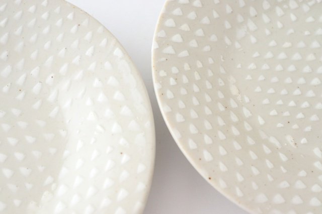 ORIME Small Round Plate Pique White 12cm/4.7in | Hasami Ware