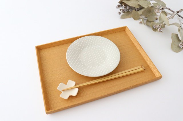 ORIME Small Round Plate Pique White 12cm/4.7in | Hasami Ware