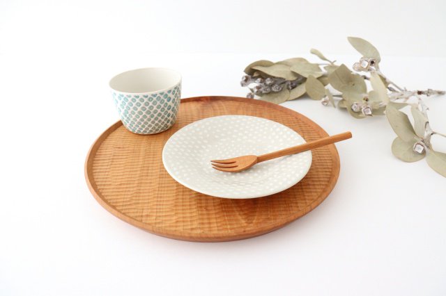 ORIME Small Round Plate Pique White 12cm/4.7in | Hasami Ware