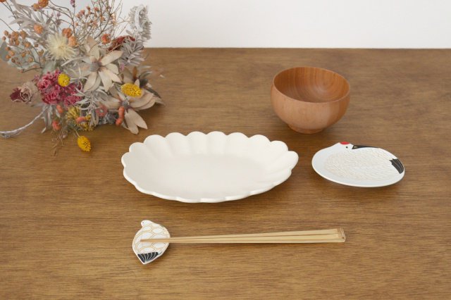 Sauce Plate Crane | Hasami Ware