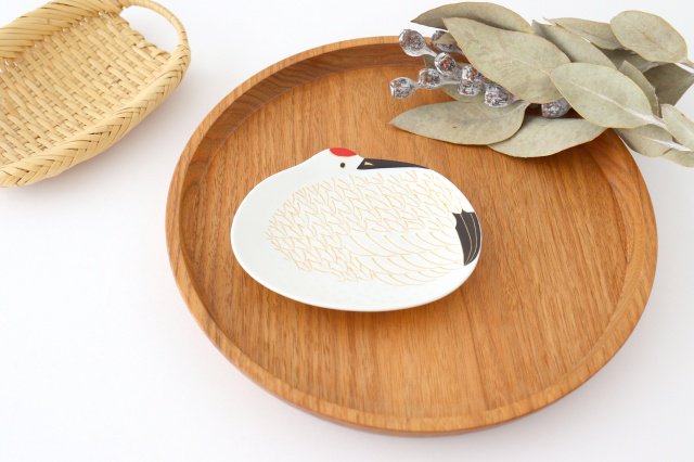 Sauce Plate Crane | Hasami Ware