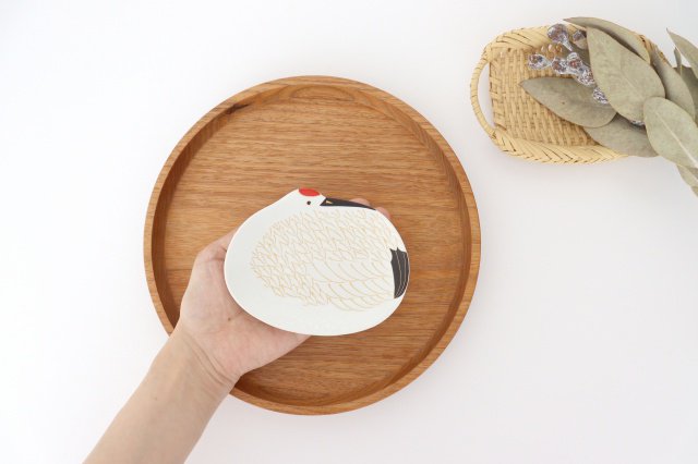 Sauce Plate Crane | Hasami Ware