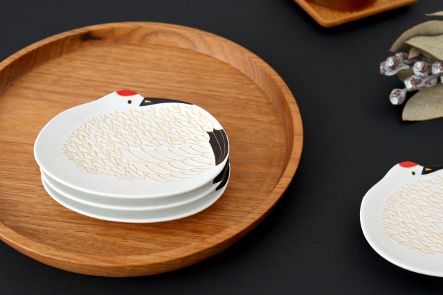 Sauce Plate Crane | Hasami Ware