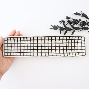 Rectangle Plate Lattice | Sushi Plate Arita Ware-Detail2