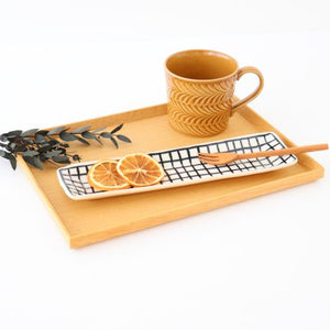 Rectangle Plate Lattice | Sushi Plate Arita Ware-Detail11