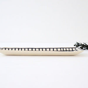 Rectangle Plate Lattice | Sushi Plate Arita Ware-Detail4