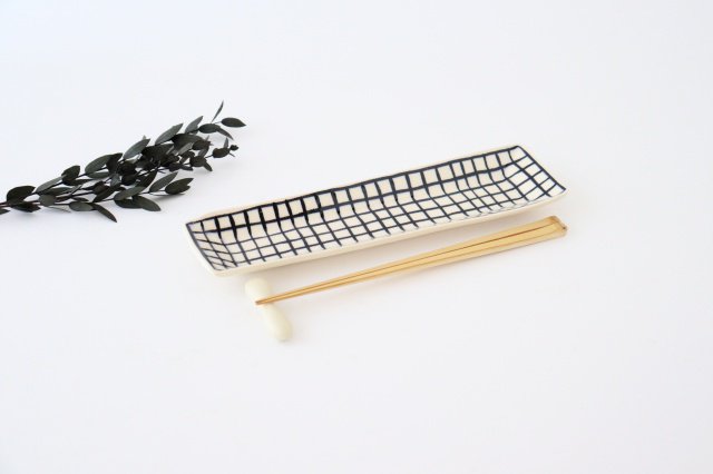 Rectangle Plate Lattice | Sushi Plate Arita Ware-Detail6
