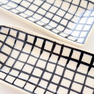 Rectangle Plate Lattice | Sushi Plate Arita Ware-Detail8