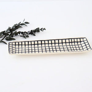 Rectangle Plate Lattice | Sushi Plate Arita Ware-Detail10