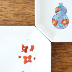 Octagonal Long Plate Imari Gourds | Sushi Plate Arita Ware-Detail3