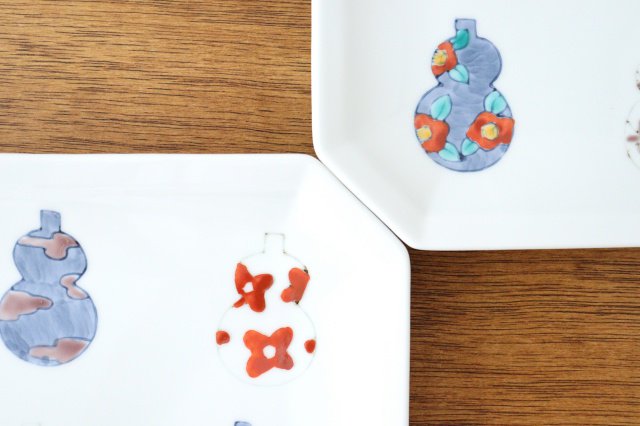 Octagonal Long Plate Imari Gourds | Sushi Plate Arita Ware-Detail3