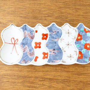 Long plate Imari Six Gourds | Sushi Plate Arita Ware-Detail13