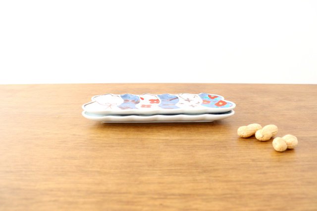 Long plate Imari Six Gourds | Sushi Plate Arita Ware-Detail6