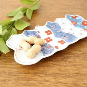 Long plate Imari Six Gourds | Sushi Plate Arita Ware-Detail7