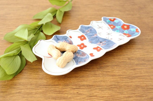 Long plate Imari Six Gourds | Sushi Plate Arita Ware-Detail7