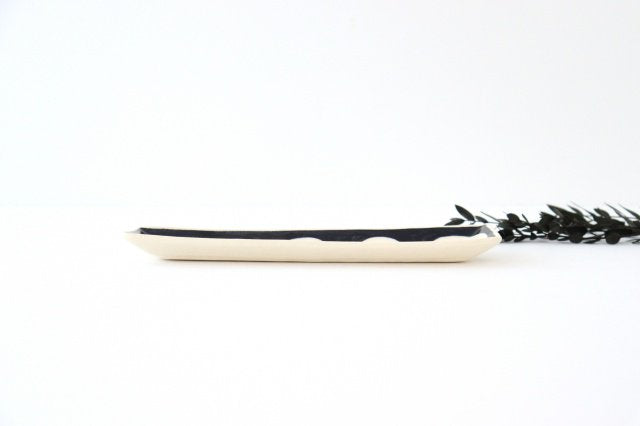 Rectangle Plate Round Pattern | Sushi Plate Arita Ware-Detail4