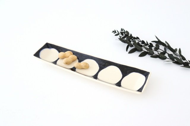 Rectangle Plate Round Pattern | Sushi Plate Arita Ware-Detail9