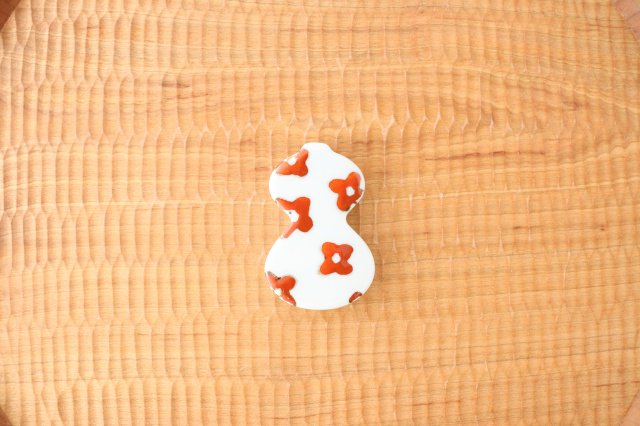 Chopstick Rest Red Flower Imari Groud | Hashioki Arita Ware-Detail14