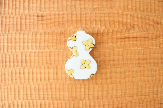 Chopstick Rest Yellow Flower Imari Groud | Hashioki Arita Ware-Detail14