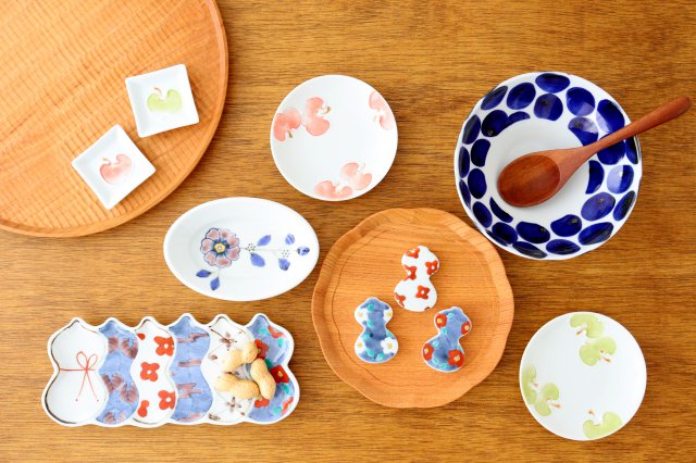 Small Bowl Blue Dots | Kobachi Hasami Ware