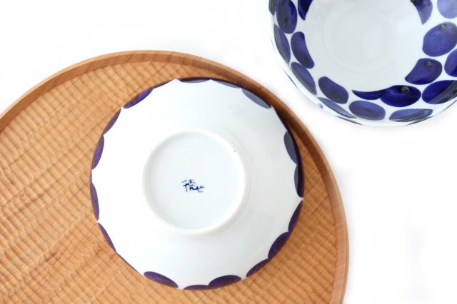 Small Bowl Blue Dots | Kobachi Hasami Ware
