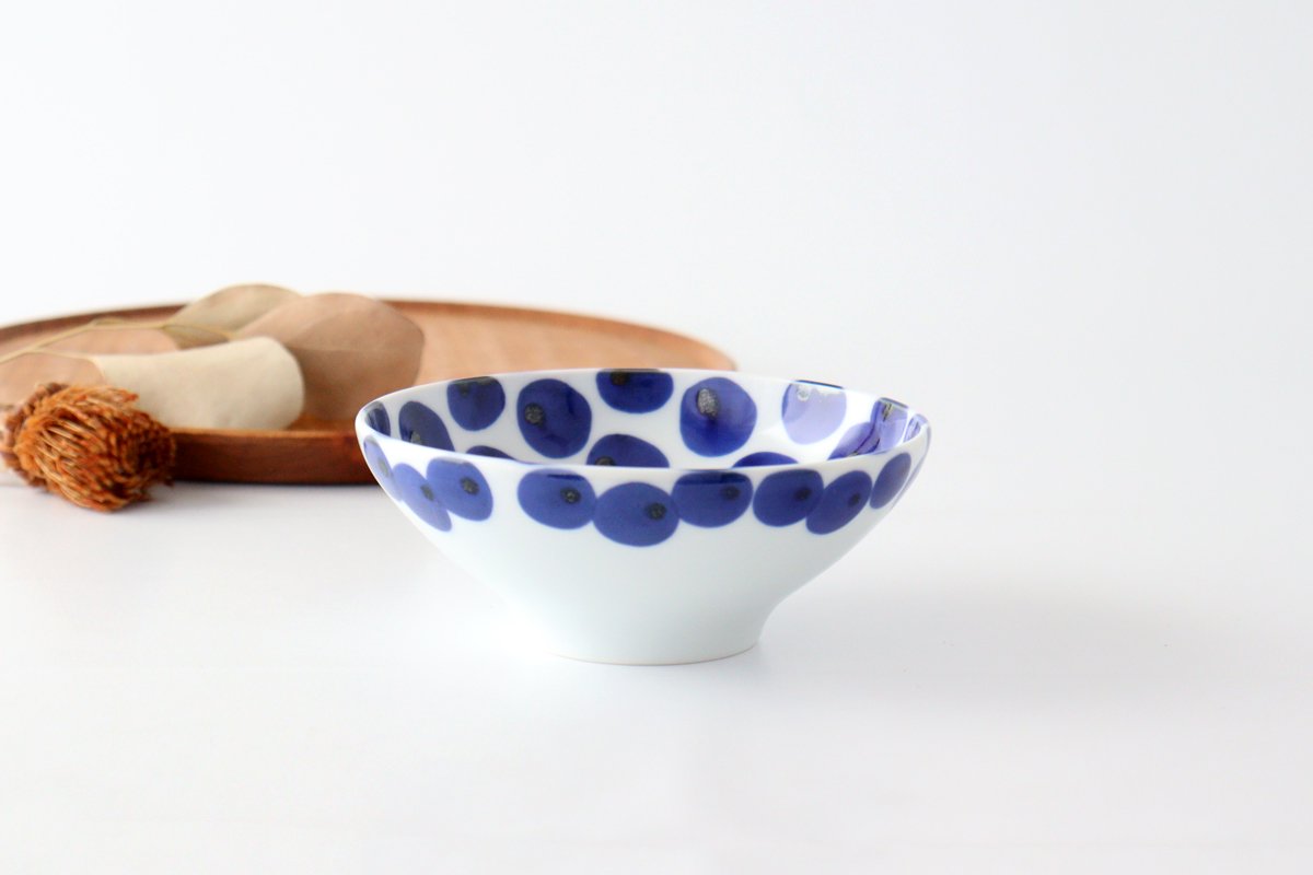 Small Bowl Blue Dots | Kobachi Hasami Ware