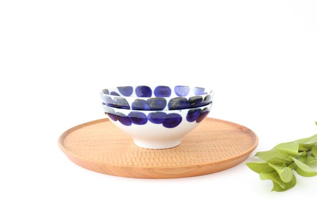 Small Bowl Blue Dots | Kobachi Hasami Ware