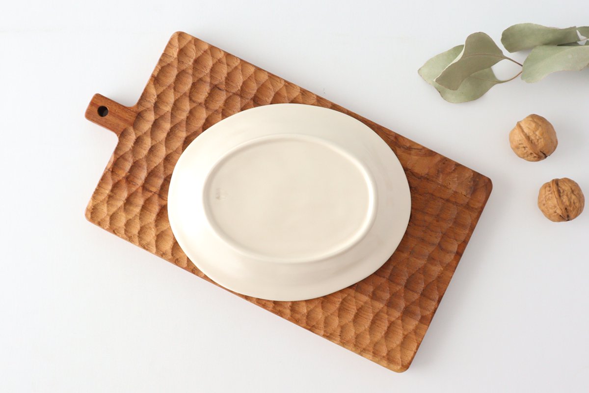 Oval Plate Cherry | Hasami Ware