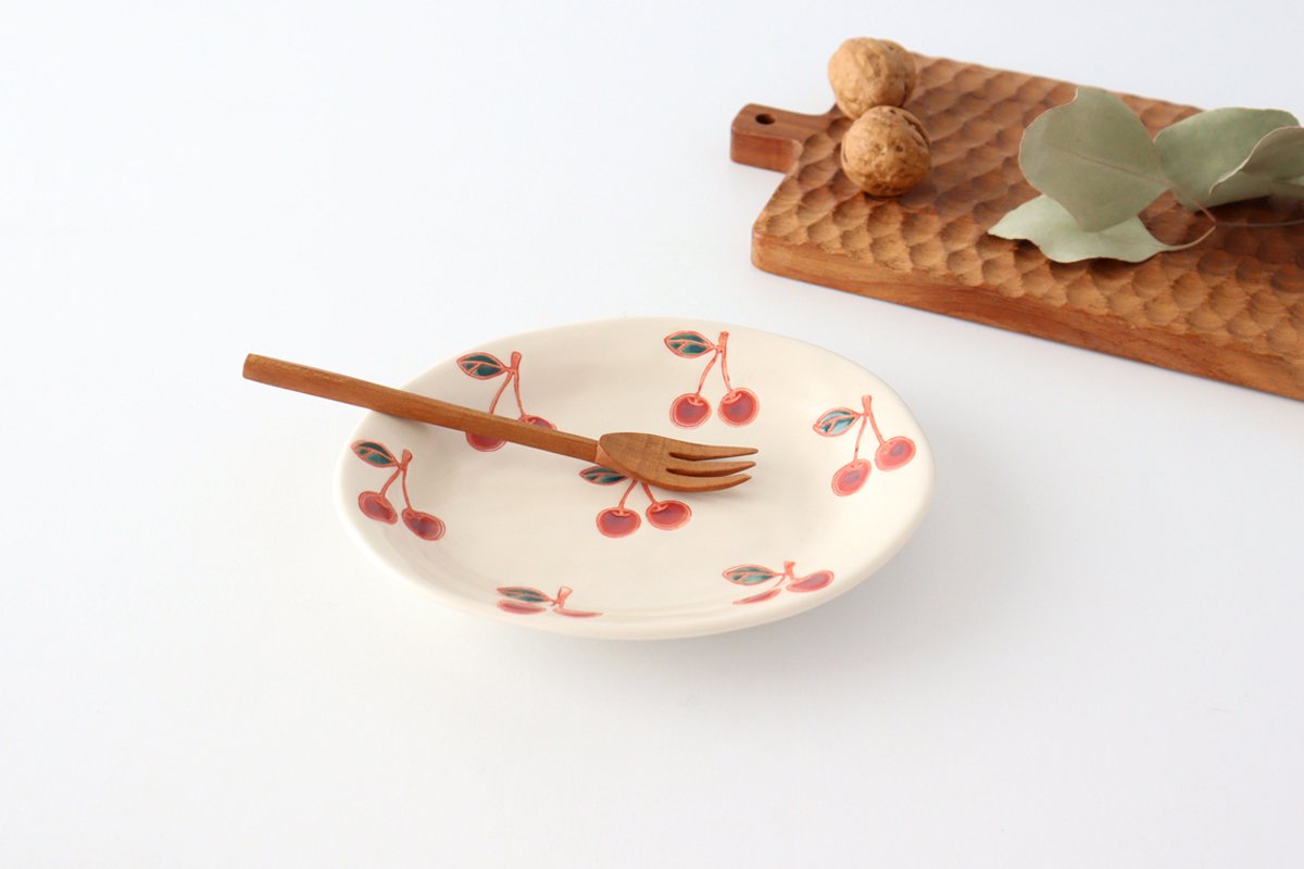Oval Plate Cherry | Hasami Ware
