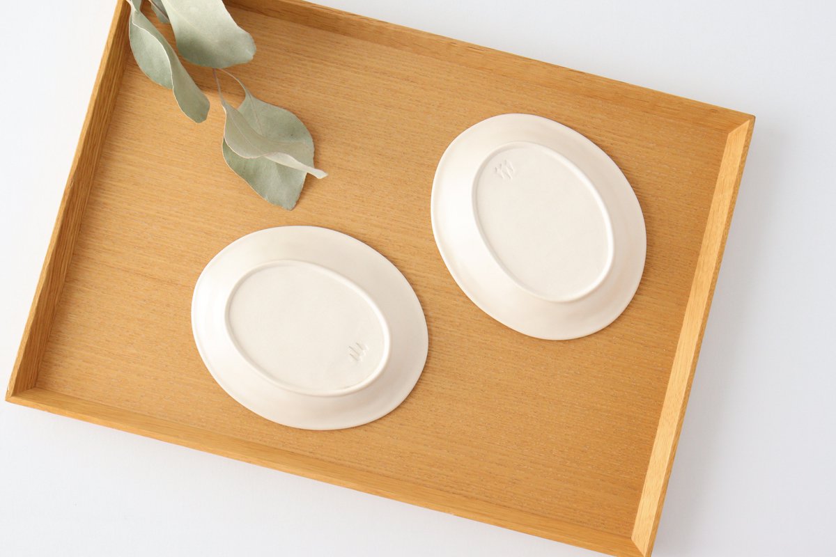 Oval Small Plate Cherry | Hasami Ware
