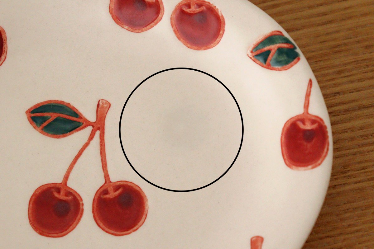 Oval Small Plate Cherry | Hasami Ware-Detail14