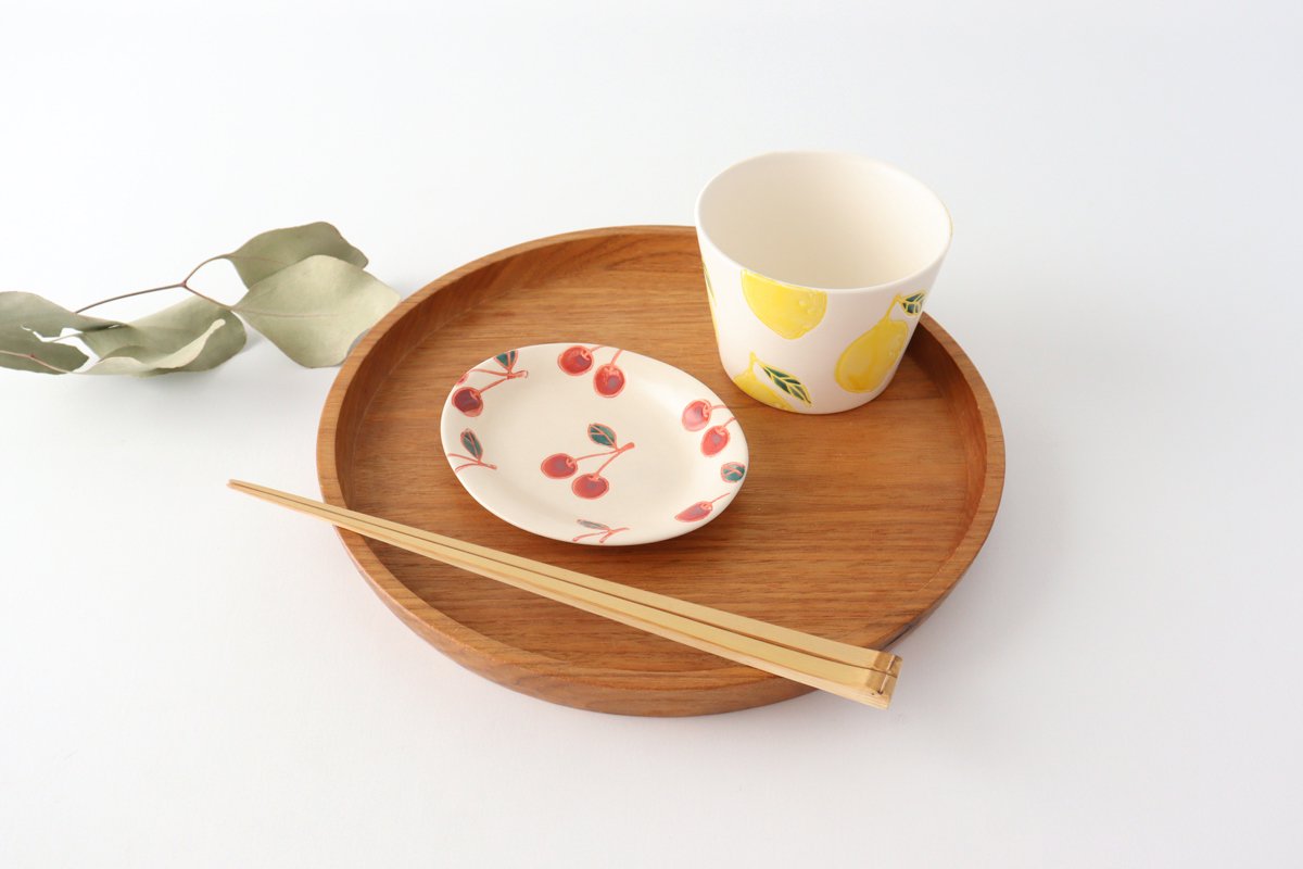 Oval Small Plate Cherry | Hasami Ware