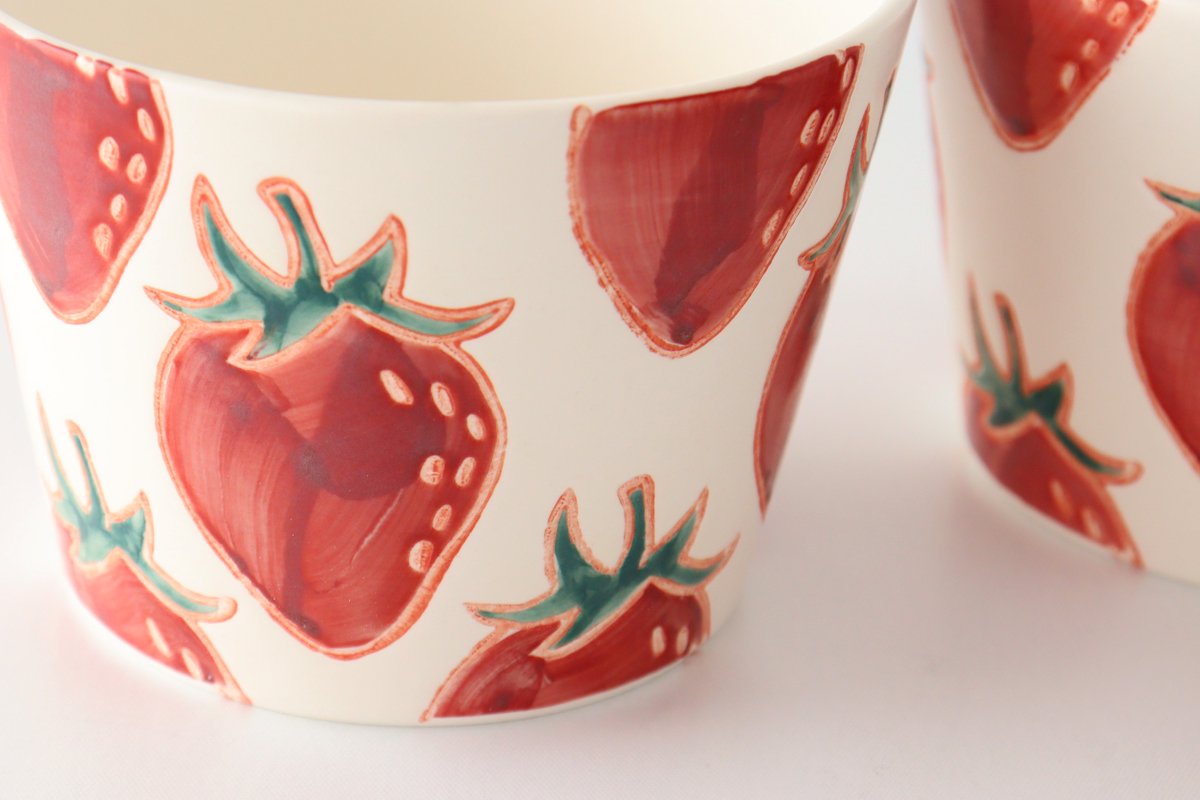 Small Bowl Strawberry | Kobachi Hasami Ware