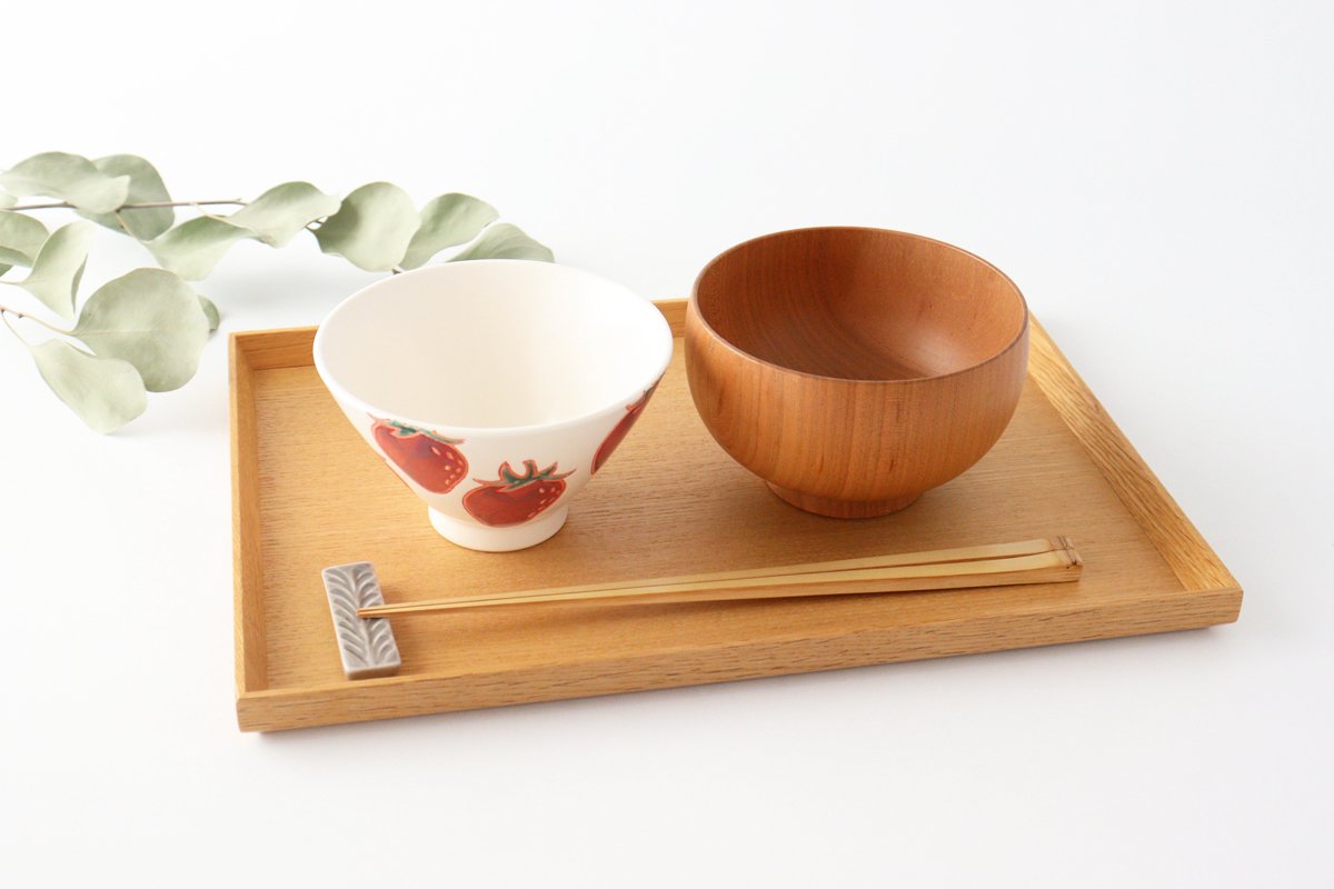Rice Bowl Strawberry | Hasami Ware